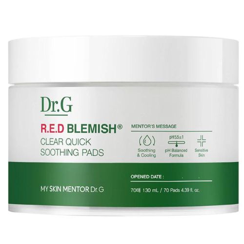 Dr. G Red Blemish Clear Soothing Pads 70pcs