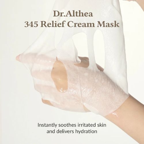 Dr. Althea 345 Cream Mask vegan soothing sheet mask acne care Dubai UAE
