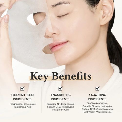 Dr. Althea 345 Cream Mask vegan soothing sheet mask acne care Dubai UAE
