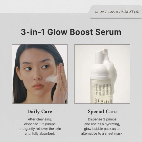 Dr. Althea ABC Glow Whipped Serum foam to water