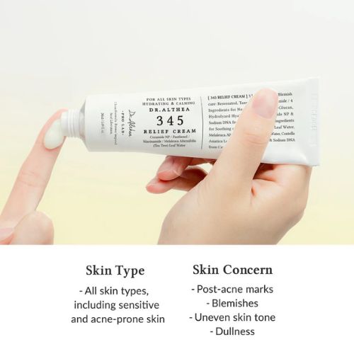 Dr. Althea 345 Relief Cream Renewed – Fungal Acne Safe Korean Skincare Dubai UAE