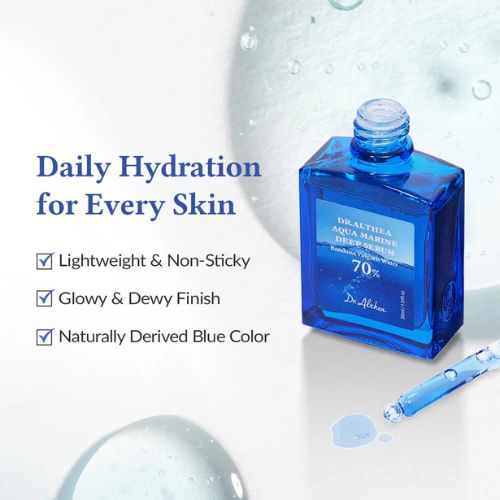 Dr. Althea Aqua Marine Deep Serum vegan hydrating Korean skincare with Bamboo Water for glowing skin Dubai UAE