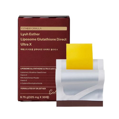 Esther Formula Liposome Glutathione Direct Ultra X – Korean glutathione skin whitening & anti-aging supplement in UAE