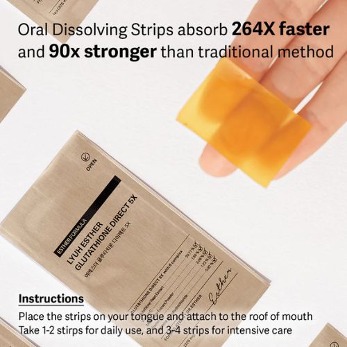 Esther Formula Glutathione Direct Film 5X – Korean glutathione skin whitening & anti-aging supplement in Dubai UAE