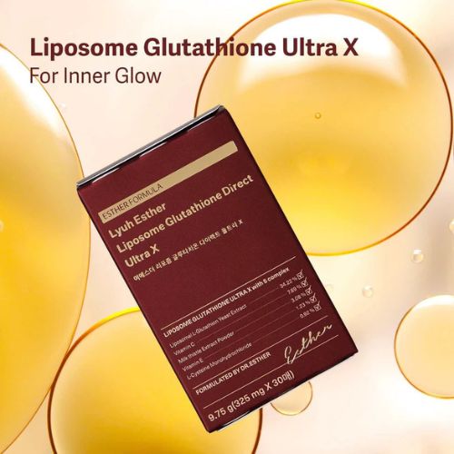 Esther Formula Liposome Glutathione Direct Ultra X – Korean glutathione skin whitening & anti-aging supplement in UAE