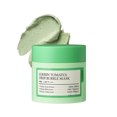 FULLY Green Tomato Deep Bubble Mask Korean skincare