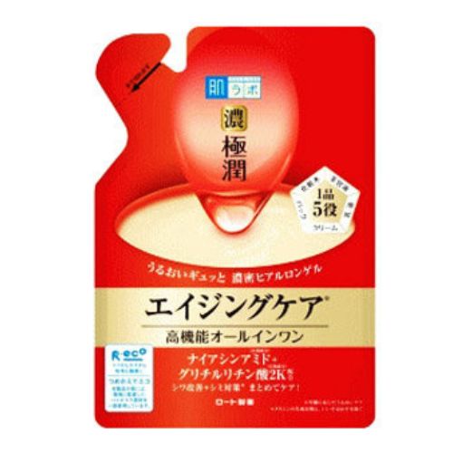 Rohto Mentholatum Hada Labo Gokujyun Medicated Aging Perfect Gel Refill 80g