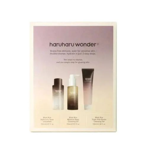 Haruharu Wonder Cleanse and Glow Set 3pcs