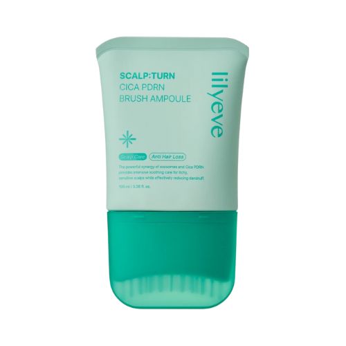 Lilyeve Scalp Turn Cica PDRN Brush Ampoule soothing scalp treatment Korean haircare Dubai UAE