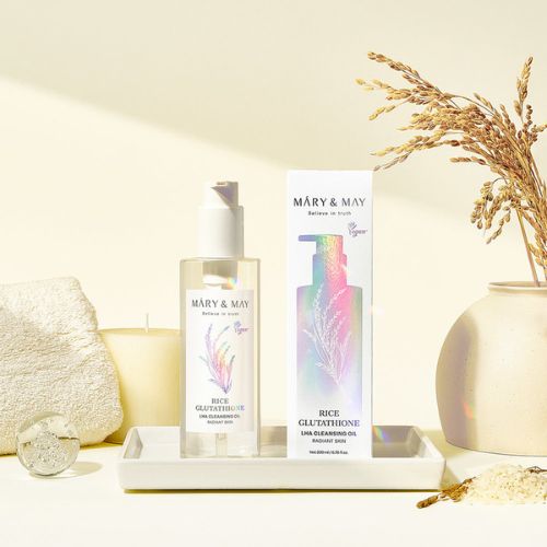 Authentic Mary&May Rice Glutathione LHA Cleansing Oil available Dubai