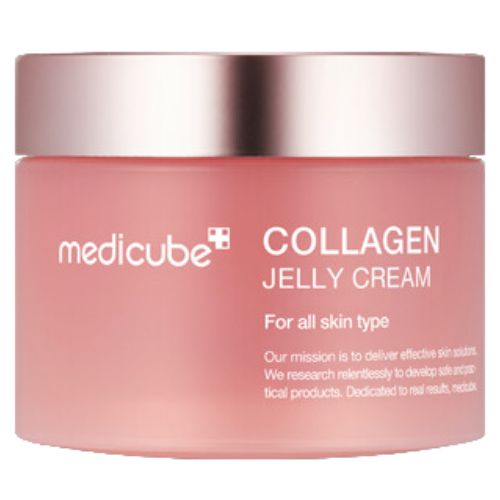 Medicube Collagen Jelly Cream Niacinamide Korean anti-aging gel cream in Dubai UAE
Freeze-dried hydrolyzed collagen cream for wrinkles, elasticity and glass skin
Hydrating and brightening Korean collagen jelly cream for firm youthful skin UAE