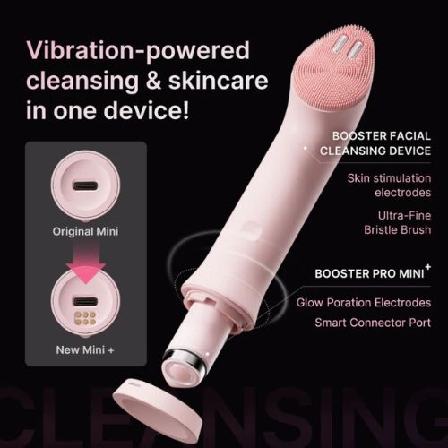 Medicube AGE R Booster Cleanser Head Pink facial cleansing device attachment for pore care and skin texture UAE