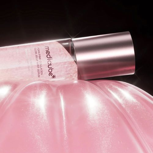Medicube PDRN Pink Collagen Glow Jelly Mist Serum hydrating collagen jelly mist Korean skincare Dubai UAE