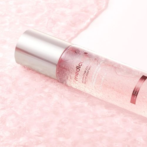 Medicube PDRN Pink Collagen Glow Jelly Mist Serum hydrating collagen jelly mist Korean skincare Dubai UAE