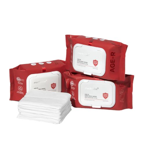 Device-safe sanitizing wipes for Booster Pro and AGE-R skincare tools UAE