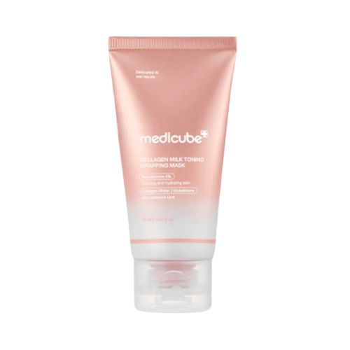 Medicube Collagen Milk Toning Wrapping Mask – Korean Hydrating Brightening Face Mask Dubai UAE