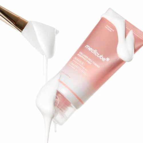 Medicube Collagen Milk Toning Wrapping Mask – Korean Hydrating Brightening Face Mask Dubai UAE