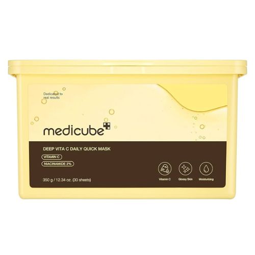 Medicube Deep Vita C Daily Quick Mask Korean brightening sheet mask for dark spots UAE