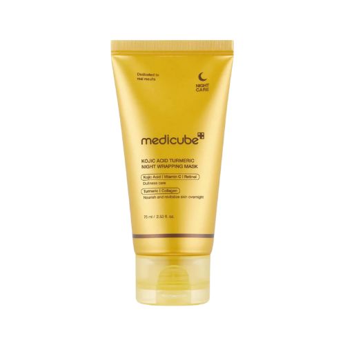 Medicube Kojic Acid Turmeric Night Wrapping Mask overnight brightening UAE