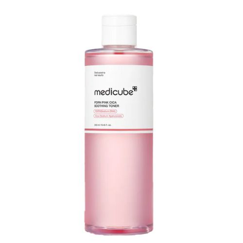 Medicube PDRN Pink Cica Soothing Toner Korean brightening and calming toner in Dubai UAE