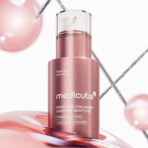 Medicube PDRN Pink Exosome Shot Serum 7500 Korean pore refining serum UAE Korean pore refining serum UAE