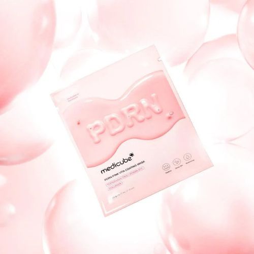 Korean sheet mask with Salmon PDRN and Vitamin B12 for glowing skin UAE