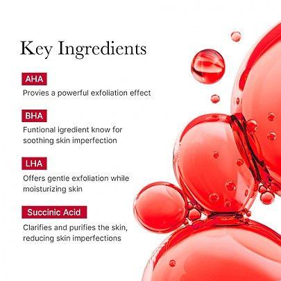 Korean exfoliating body spray with AHA BHA PHA LHA for smooth skin Dubai