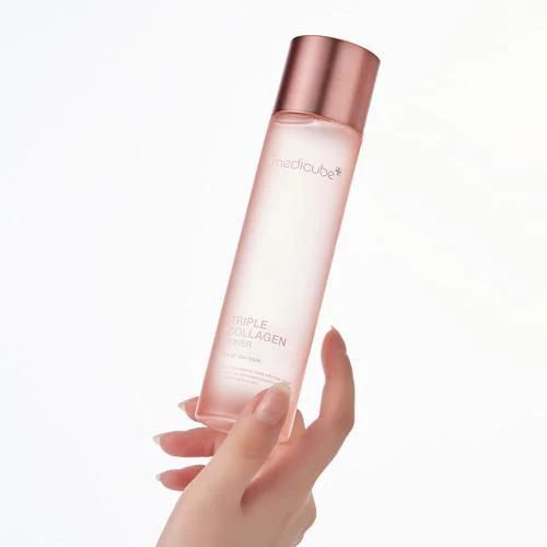 Deeply moisturizing toner with triple collagen for elasticity and smooth texture UAE