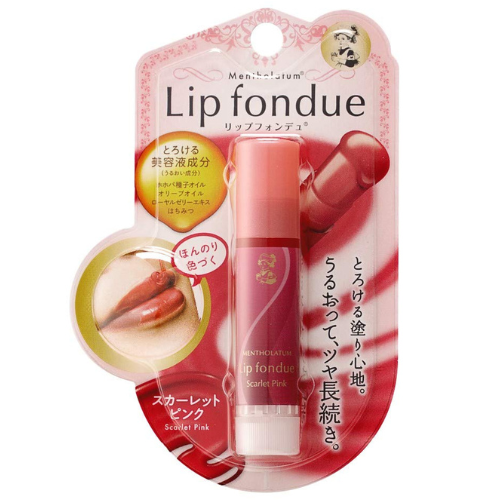 Rohto Mentholatum  Lip Fondue Tokyo Scarlet Pink 4.2g