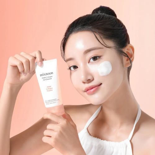 Authentic Mixsoon PDRN Collagen Gel Cleanser available in Dubai