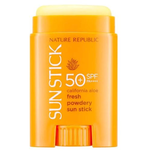 Nature Republic California Aloe Fresh Powdery Sun Stick 21g Old Packaging