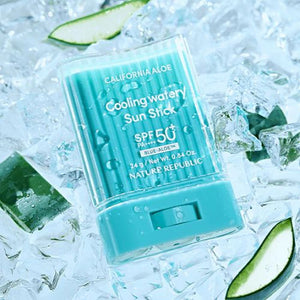 Nature Republic Aloe Cooling Sun Stick – SPF 50+ Korean sunscreen with aloe, Hands-free sun stick with SPF 50+ for sensitive skin – cools, protects, and hydrates,Korean sunscreen stick in Dubai – Nature Republic Aloe SPF for outdoor sun protection
