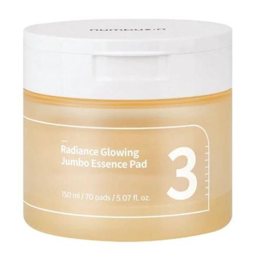 Numbuzin No. 3 Radiance Glowing Jumbo Essence Pad 150ml 70pcs