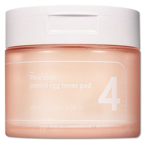 Numbuzin No. 4 Pore Zero Peeled Egg Toner Pad 190ml 70pcs