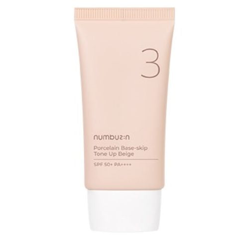 Numbuzin No.3 Porcelain Base-Skip Tone Up Beige 50ml