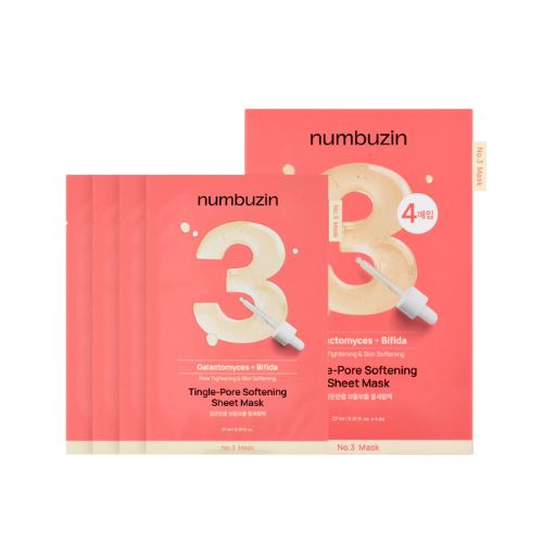 Numbuzin No. 3 Pore Softening Sheet Mask – refining mask with fermented extracts and pore-tightening complex,Pore care sheet mask for bumpy and textured skin – with Galactomyces, Bifida, and tingle-pore complex,Pore tightening sheet mask in Dubai – Numbuzin No. 3 mask for enlarged pores and uneven texture

