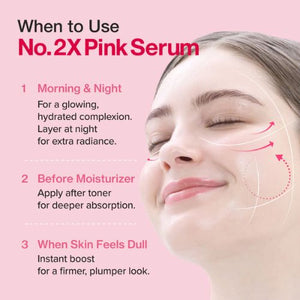 Numbuzin Rose PDRN Collagen 2X Plumping Serum Korean Anti-Aging Dubai UAE