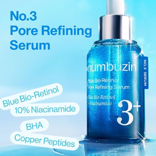 Numbuzin Blue Bio-Retinol Pore Refining Serum Korean Pore Care Dubai UAE
