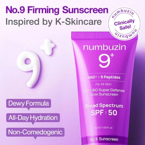 Numbuzin No. 9 NAD+ Bio Super Defense Glow Sunscreen SPF50+ UAE