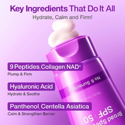 Numbuzin No. 9 NAD+ Bio Super Defense Glow Sunscreen SPF50+ UAE