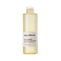 Ongredients Skin Barrier Calming Softener toner bottle packaging
Hydrating Korean toner for sensitive and dry skin barrier care
Facial softener with hyaluronic acid and ceramide for moisture support