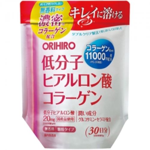 Orihiro Low Molecular Hyaluronic Acid & Collagen 180g