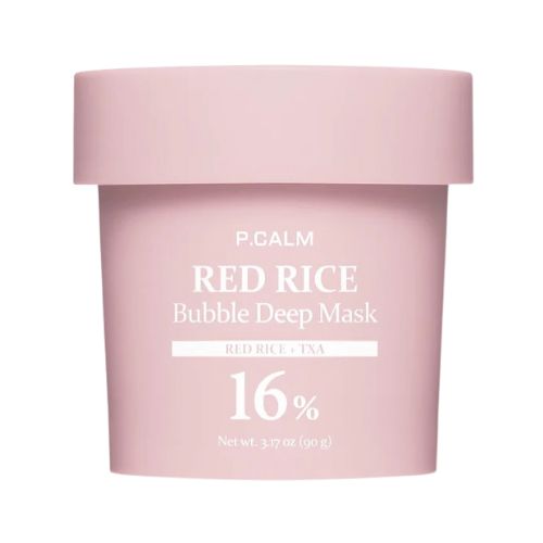 P.Calm Red Rice Bubble Deep Mask 90g