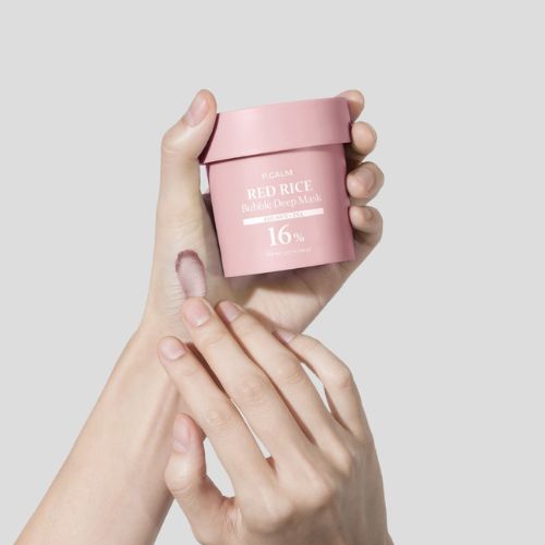 P.Calm Red Rice Bubble Deep Mask 90g