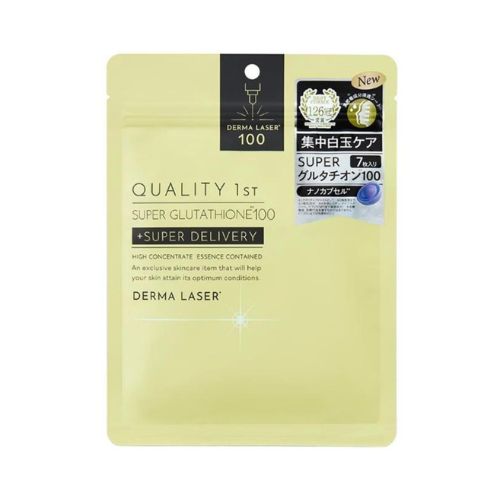 Quality 1st Derma Laser Super Glutathione 100 Sheet Mask - 7pcs