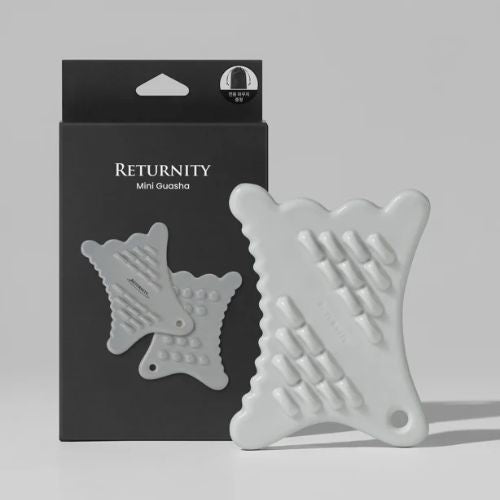 Returnity Mini Gua Sha – six-sided porcelain facial massage tool for lifting and contouring,Compact Gua Sha for jawline, wrinkles, and skin firmness – handcrafted porcelain tool for daily use,Gua Sha tool in Dubai – Returnity Mini porcelain sculpting tool for facial lines and lifting