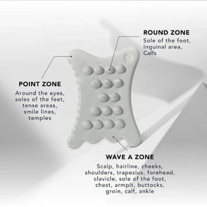 Returnity Mini Gua Sha – six-sided porcelain facial massage tool for lifting and contouring,Compact Gua Sha for jawline, wrinkles, and skin firmness – handcrafted porcelain tool for daily use,Gua Sha tool in Dubai – Returnity Mini porcelain sculpting tool for facial lines and lifting