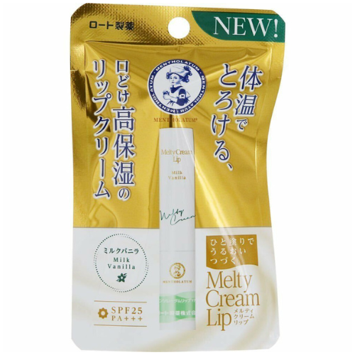 Rohto Mentholatum Melty Cream Lip Milk Vanilla 2.4g