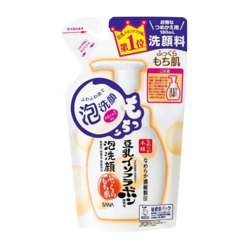 Sana Soy Milk Moisture Bubble Face Wash Refill 180ml