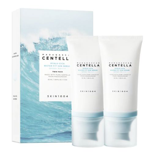 Skin1004 Madagascar Centella Hyalu-Cica Water Fit Sun Serum Twin Pack